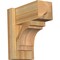 Ekena Millwork Merced Craftsman Rough Sawn Outlooker, Western Red Cedar, 6"W x 12"D x 12"H OUT06X12X12MRC04RWR - alternate 1